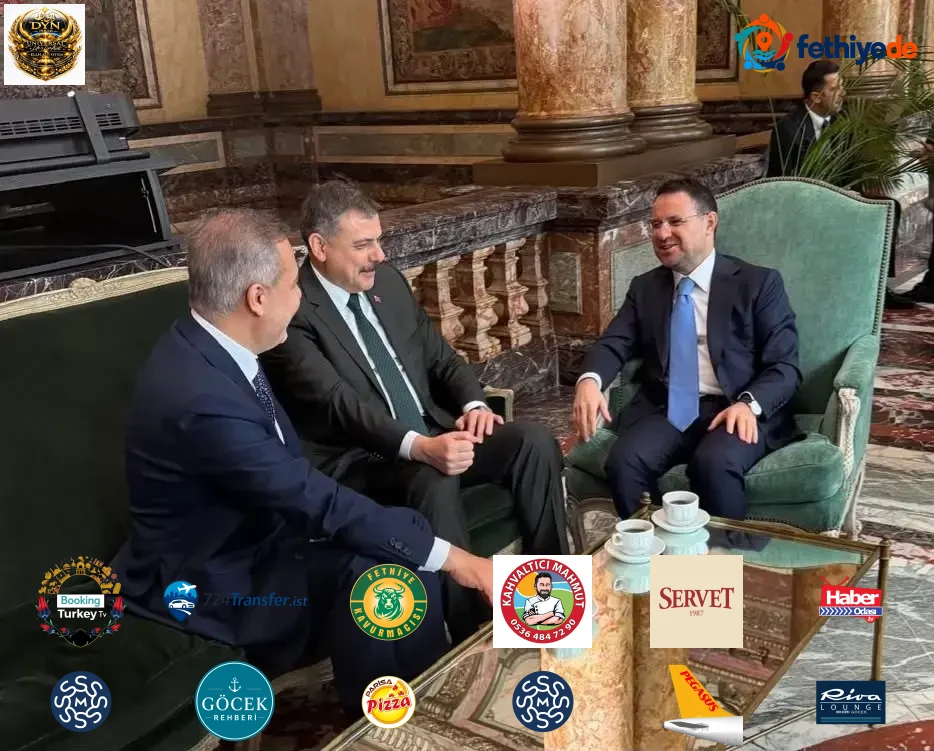 Bakanlar Hakan Fidan, Akın Gürlek ve Mustafa Çiftçi Brüksel’de kahve molasında buluştu