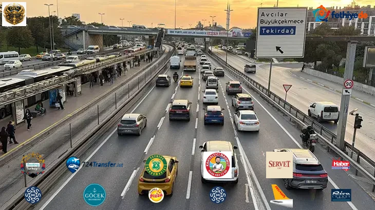 İstanbul'da akşam saatlerinde trafik kilit! Yoğunluk yüzde 83'e çıktı
