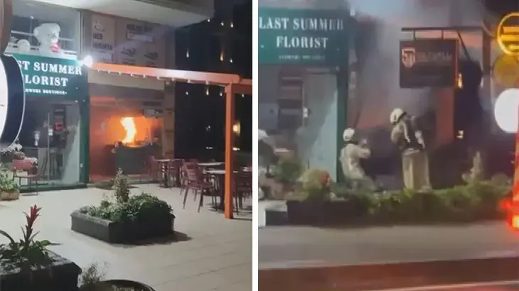 Etiler'de gaz kaçağı nedeniyle restoran yandı