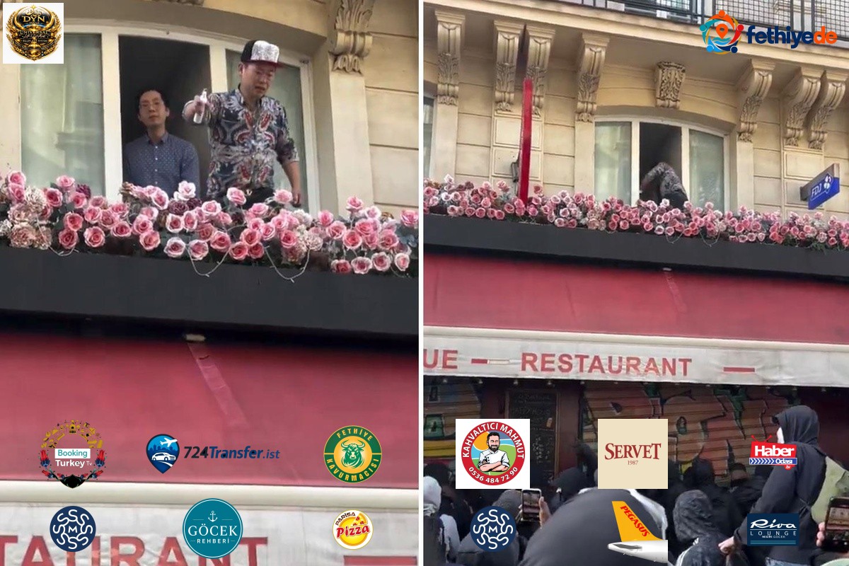 Paris'te restoran sahibinin göstericilere biber gazlı müdahalesi ters tepti: Taş yağmuruna tuttular