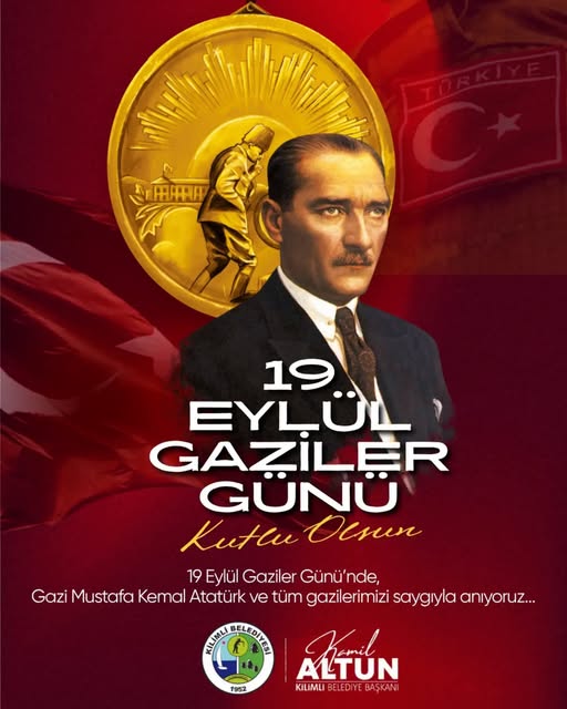 [BELEDIYE · Zonguldak · Kilimli] Başta gazi mustafa kemal atatürk olmak üzere, vatanımızın bağımsızlığı ve bölünmez bütünlüğü uğruna mücadele eden tüm gazilerimizin 19 eylül gaziler günü kutlu olsun.