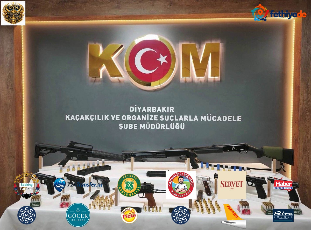 Diyarbakır'da silah kaçakçılığı operasyonunda 13 şüpheli gözaltına alındı