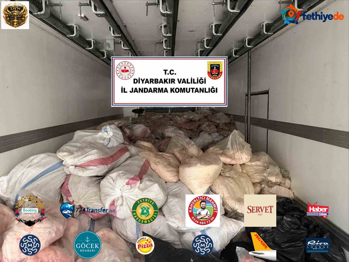 Diyarbakır Çınar'da jandarma 8 ton sağlığa elverişsiz yağ ve sakatat ele geçirdi