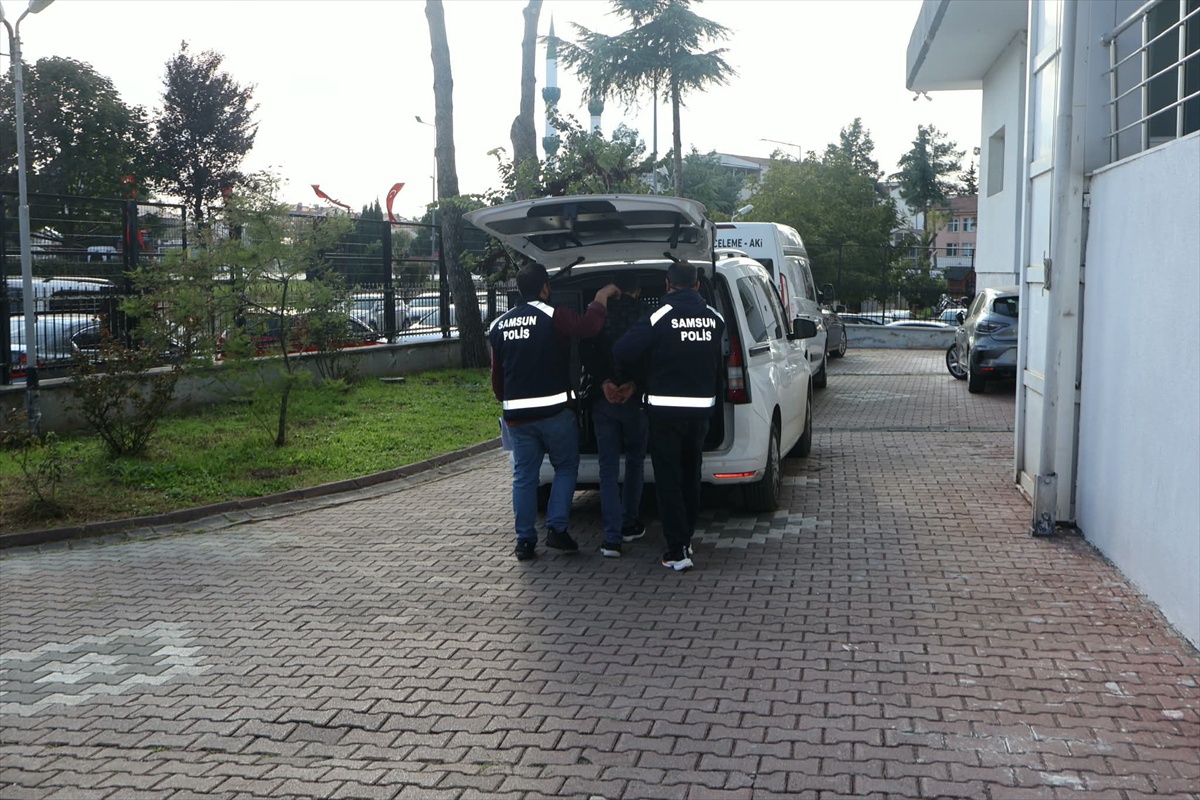 Samsun Bafra'da 8 yıl 4 ay kesinleşmiş hapis cezası olan firari hükümlü yakalandı