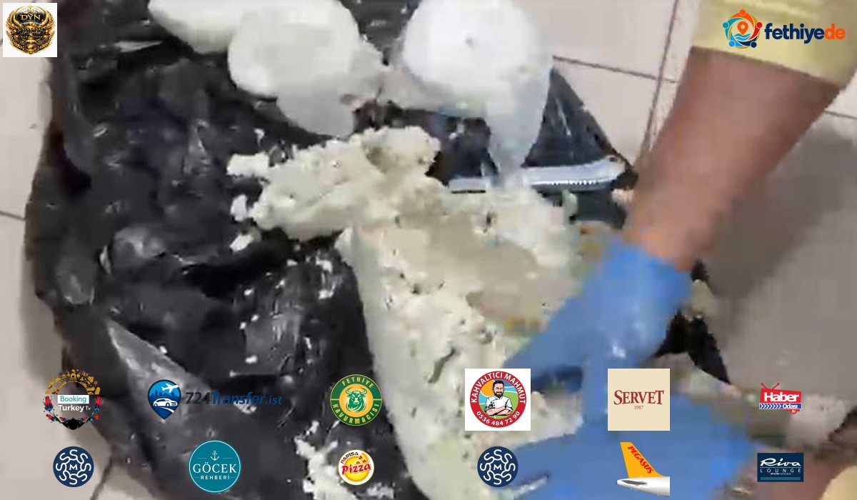 İzmir otobüs terminalinde peynir bidonunda 2 kilo 350 gram metamfetamin ele geçirildi
