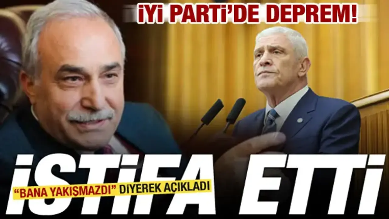 İYİ Parti'de deprem! Ahmet Eşref Fakıbaba istifa kararını duyurdu