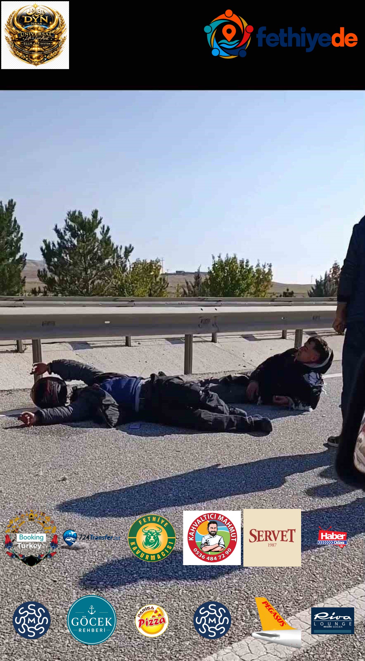 Eskişehir Sivrihisar'da refüje çarpan motosiklette 2 kişi yaralandı