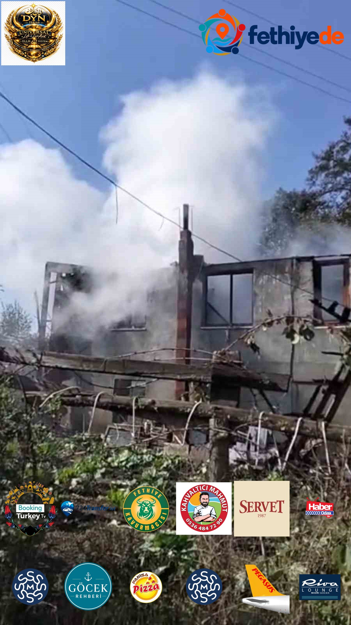 Bolu Taşoluk Yaylası'ndaki yayla evinde çıkan yangın itfaiye ekiplerince söndürüldü