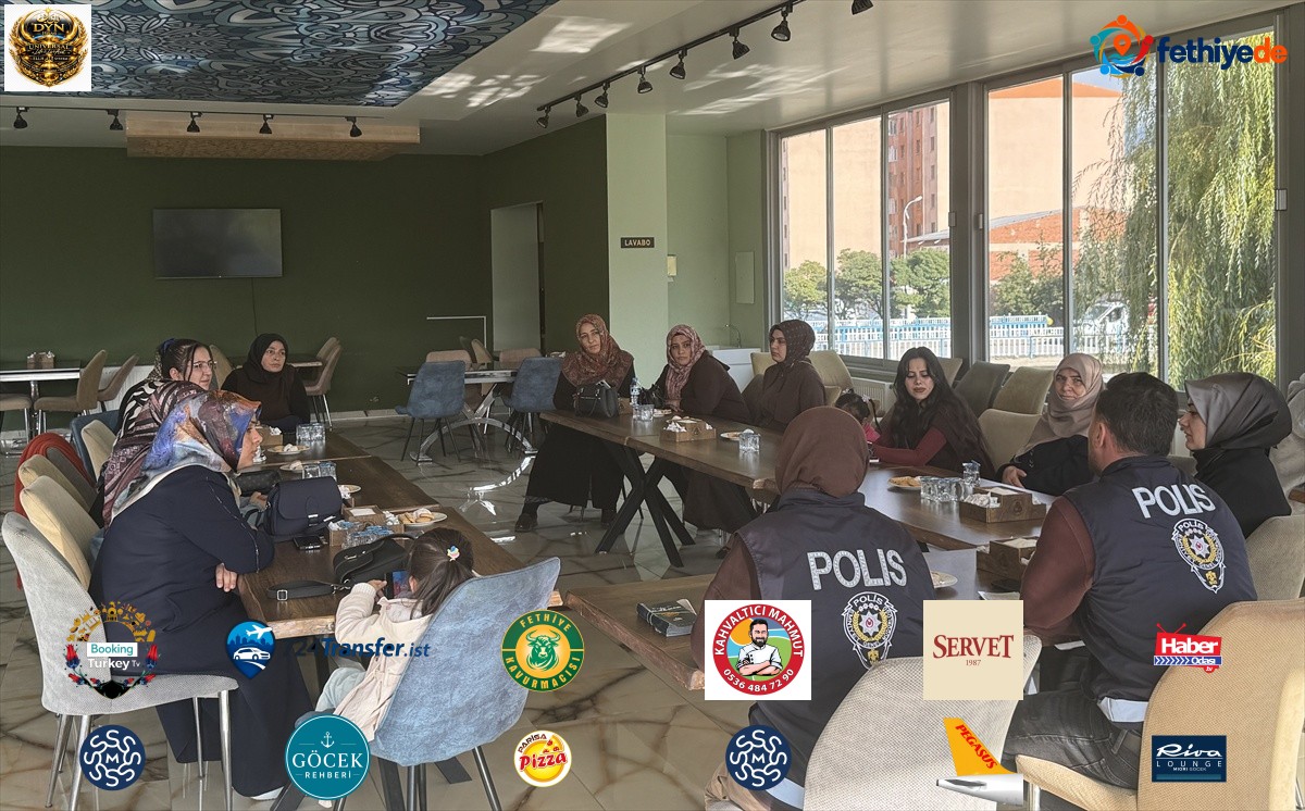 Erzurum Oltu'da polis, kadınlara bağımlılık ve dolandırıcılık semineri verdi
