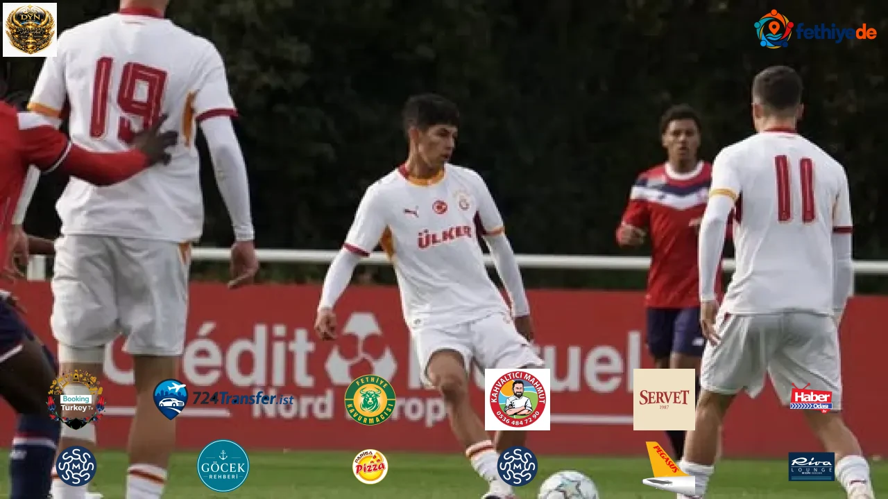 Galatasaray'ın gençleri Fransa'da Lille'e direnemedi!