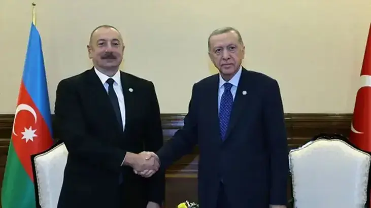 Cumhurbaşkanı Erdoğan, Azerbaycan Cumhurbaşkanı Aliyev ile görüştü