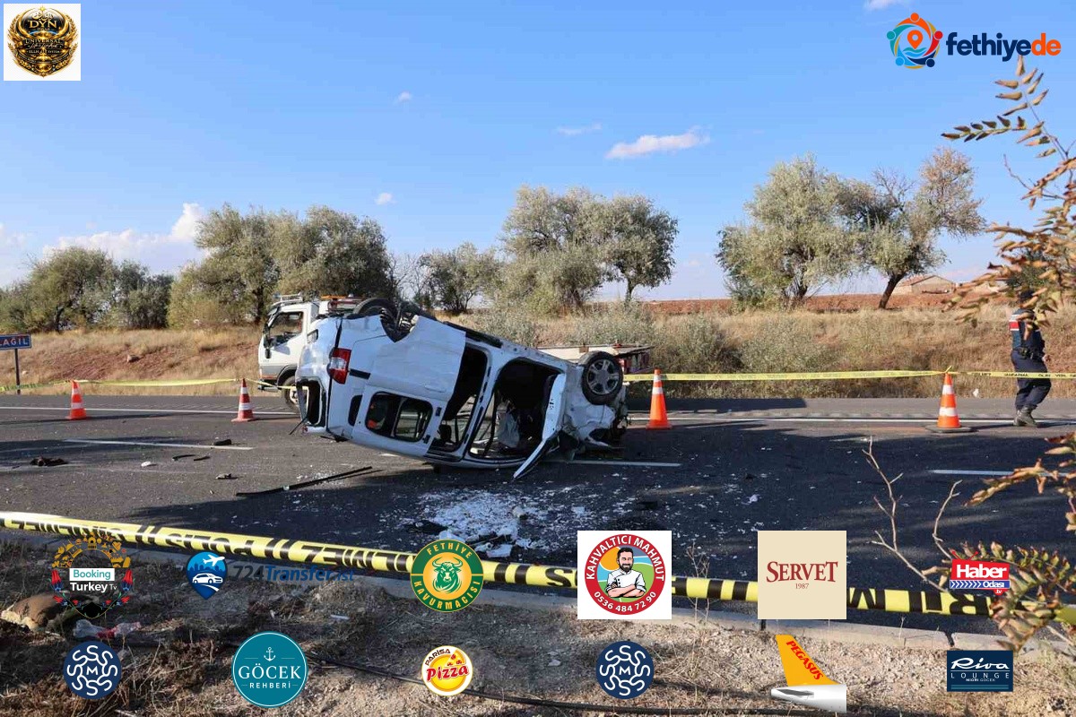 Nevşehir Hacıbektaş'ta takla atan hafif ticari araçta 1 kişi öldü, 2 kişi yaralandı