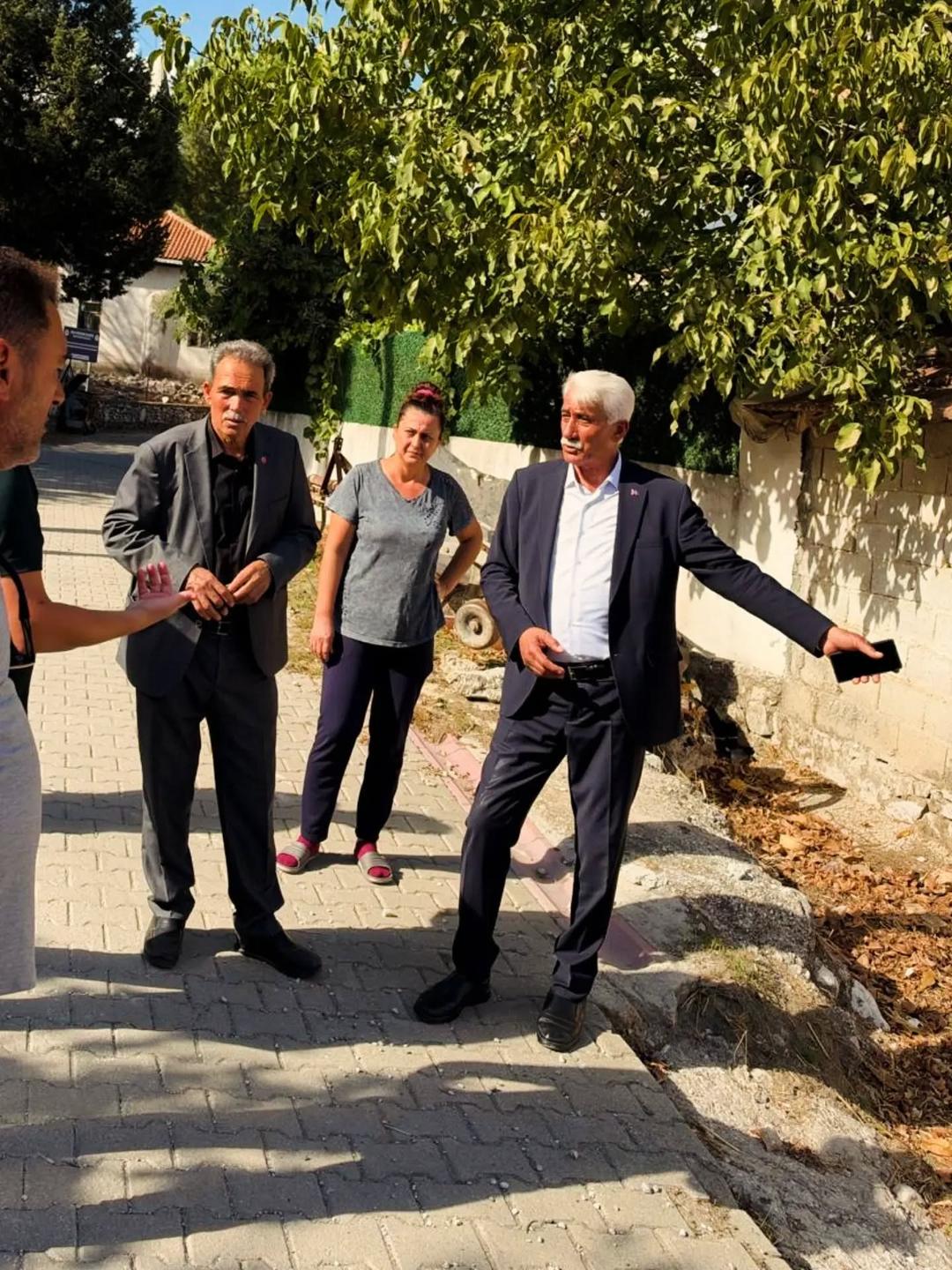 [BELEDIYE · Muğla · Ula] Sarayyanı ve Kızılyaka’daki Çalışmalar Yerinde İncelendi