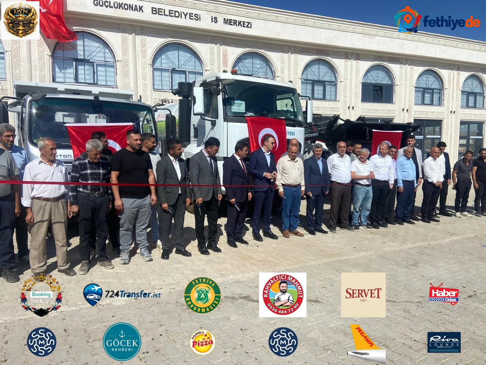 [BELEDIYE · Şırnak · Güçlükonak] Belediye hizmet araçları filosuna törenle yeni araçlar eklendi