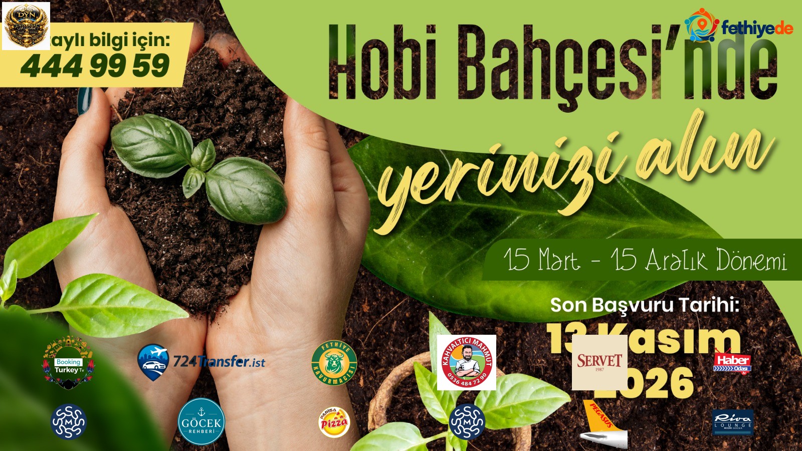 [BELEDIYE · Tekirdağ · Çorlu] Hobi Bahçeleri İçin Başvurular Başladı