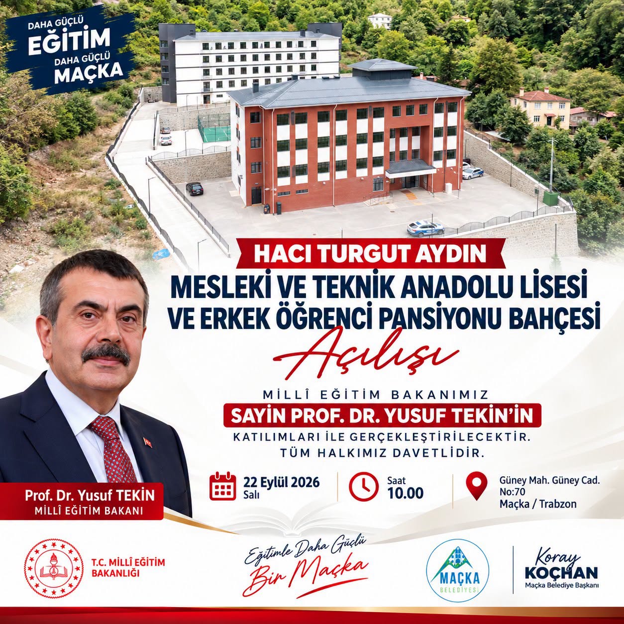 [BELEDIYE · Trabzon · Maçka] Maçka’mızda Eğitime Değer Katan Bir Açılış!