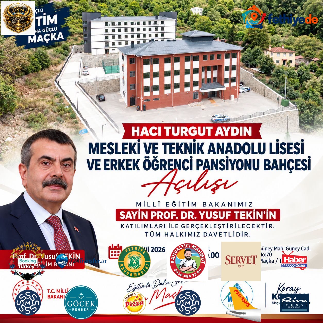[BELEDIYE · Trabzon · Maçka] Maçka’mızda Eğitime Değer Katan Bir Açılış!