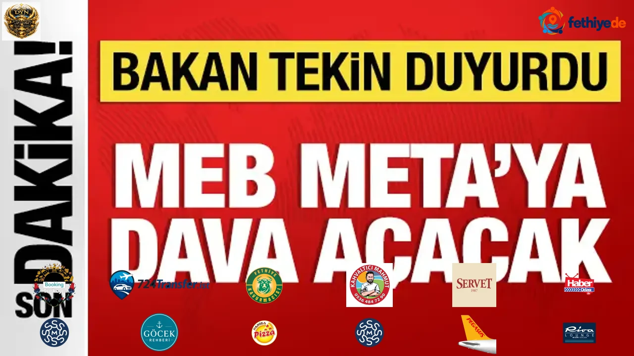 Bakan Tekin duyurdu: MEB, Meta’ya dava açacak!