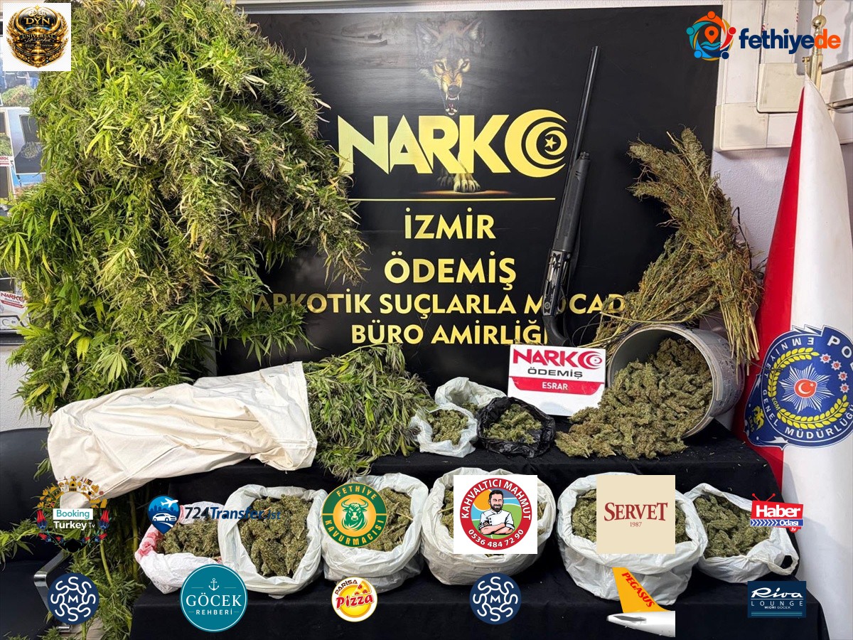 İzmir'in Ödemiş ve Buca ilçelerinde uyuşturucu operasyonunda 2 zanlı gözaltına alındı