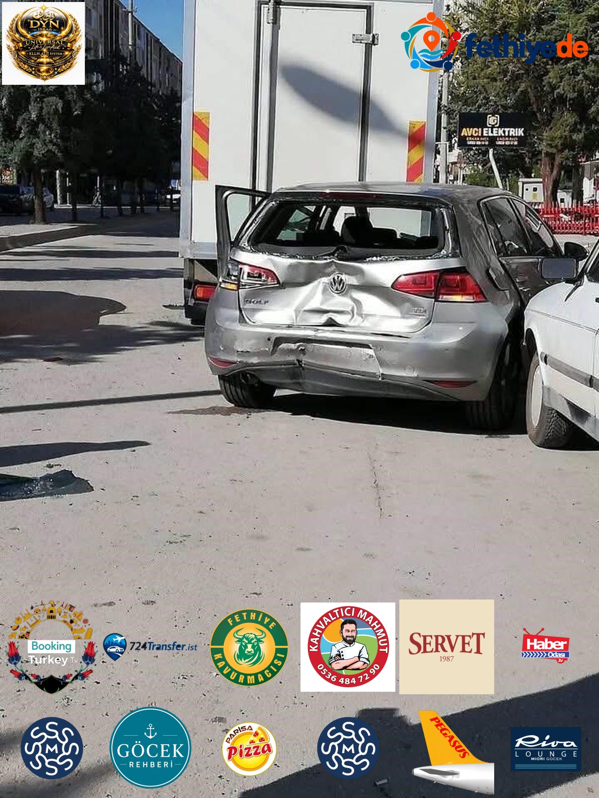 Konya'nın Ereğli ilçesinde 4 aracın karıştığı zincirleme kazada 3 kişi yaralandı