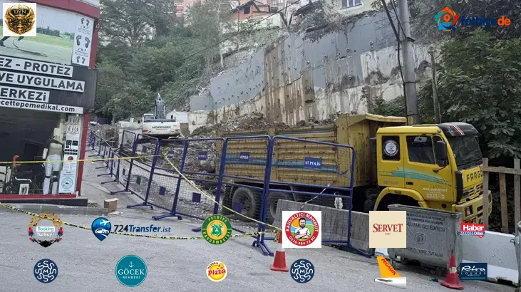 Zonguldak'ta çöken binanın çevresindeki bir bina daha boşaltılıyor