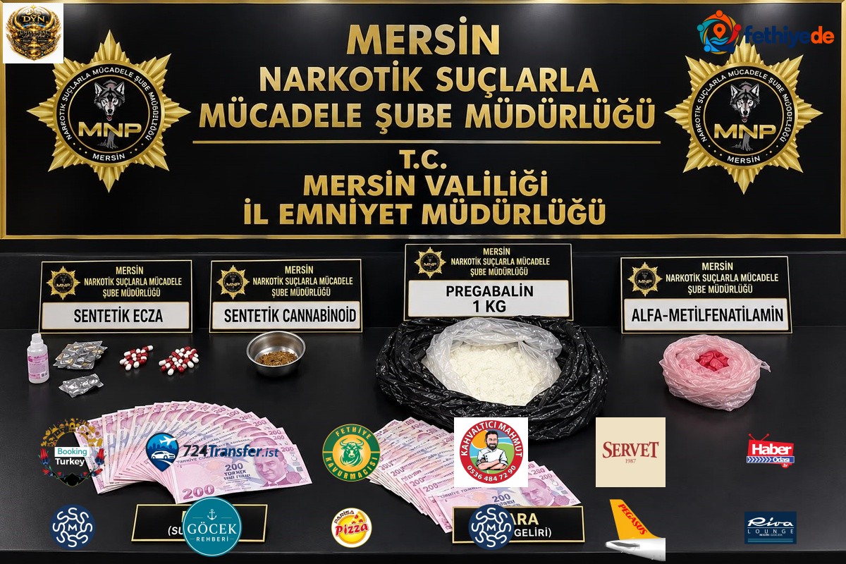 Mersin'de uyuşturucu satıcılarına düzenlenen operasyonda 2 şüpheli tutuklandı