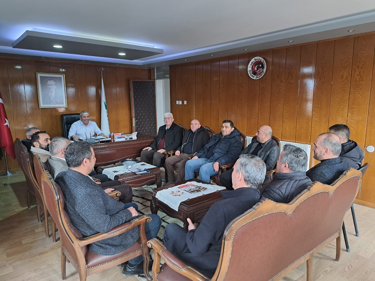 [BELEDIYE · Aksaray · Gülağaç] Aksaray bölgesi, esnaf odaları başkanları, belediye başkanı, doğan başbuğ’u ziyaret etti.