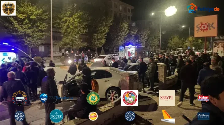 Çorum’da feci kaza! 2 otomobil çarpıştı: 4 kişi yaralı