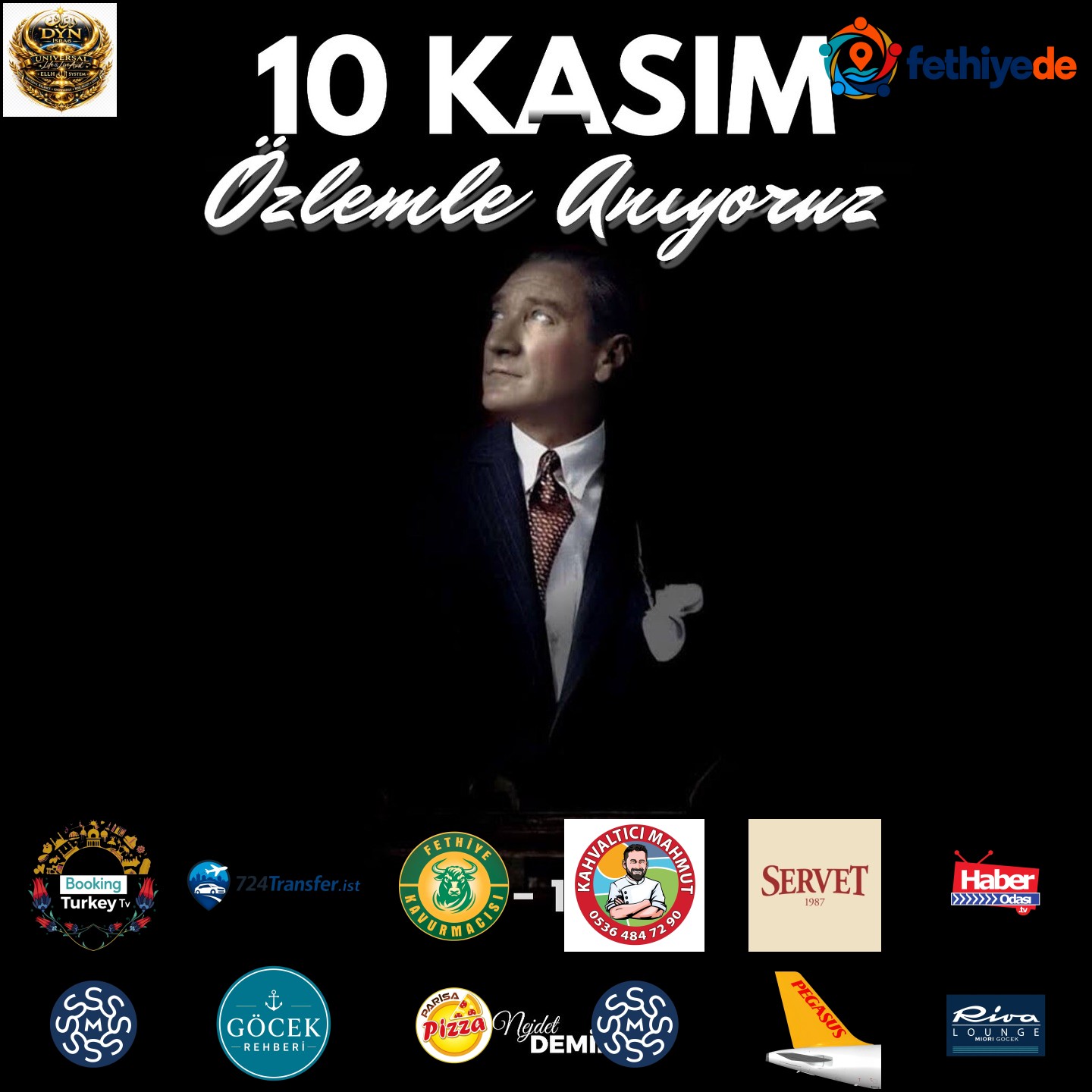 [BELEDIYE · Kastamonu · Cide] Büyük önder gazi mustafa kemal atatürk’ü aramızdan ayrılışının yıl dönümünde saygı, minnet ve özlemle anıyoruz.