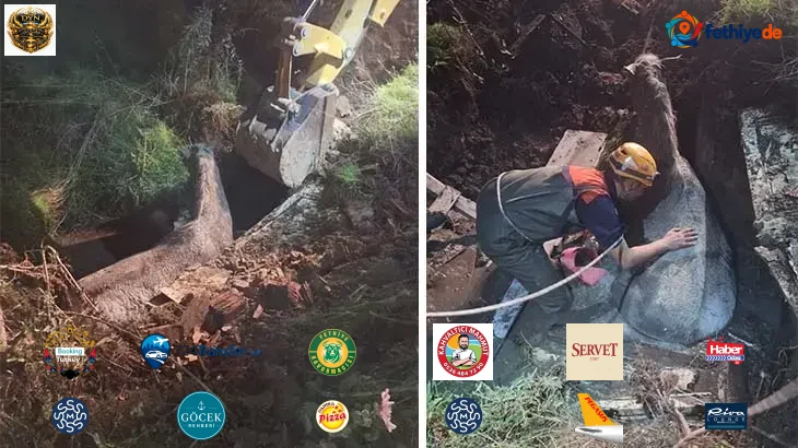 Kanalizasyondan çıkan hayrete düşürdü! AFAD ekibi kurtardı