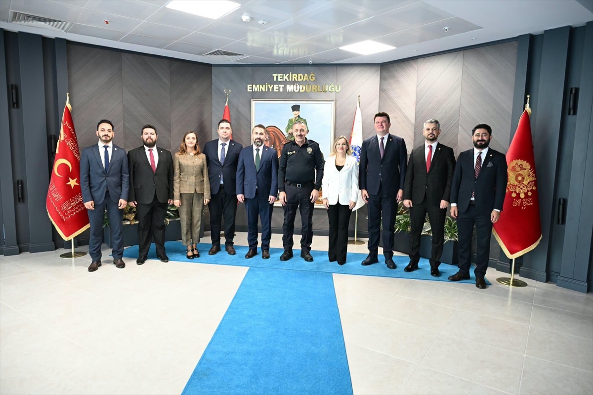Tekirdağ Barosu Başkanı Arslan, İl Emniyet Müdürü Turanlı'yı makamında ziyaret etti
