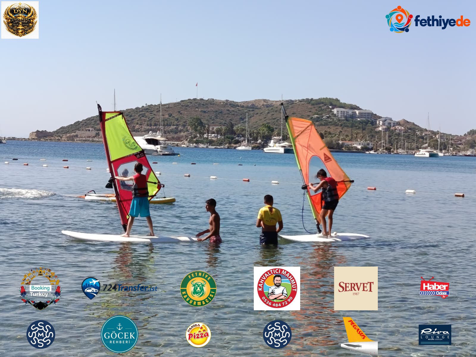 [BELEDIYE · Muğla · Datça] Rüzgârı arkasına alan gençler denizle buluşuyor | Datça Belediyesi