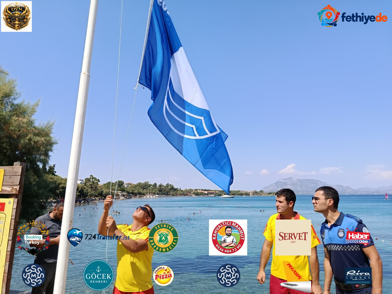 [BELEDIYE · Muğla · Datça] Hastanealtı Plajı’nda Mavi Bayrak yeniden gönderde | Datça Belediyesi