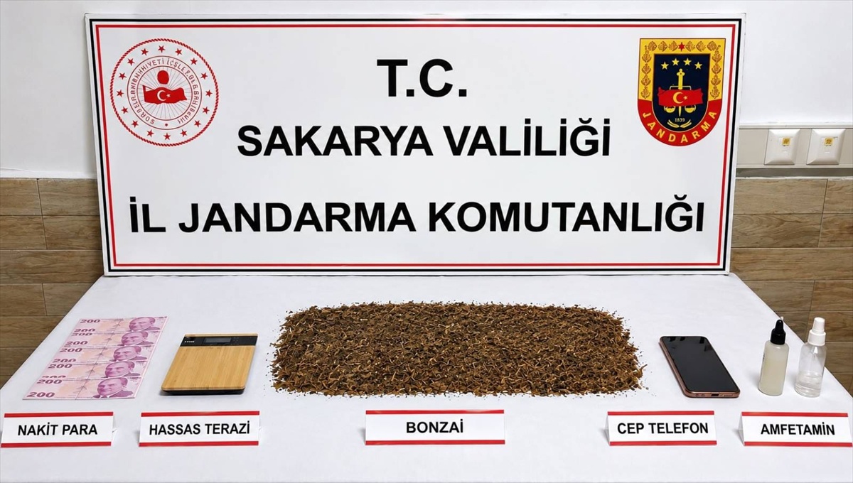 Karasu'da 3 şüpheli tutuklandı, 1 kilo 487 gram uyuşturucu ele geçirildi