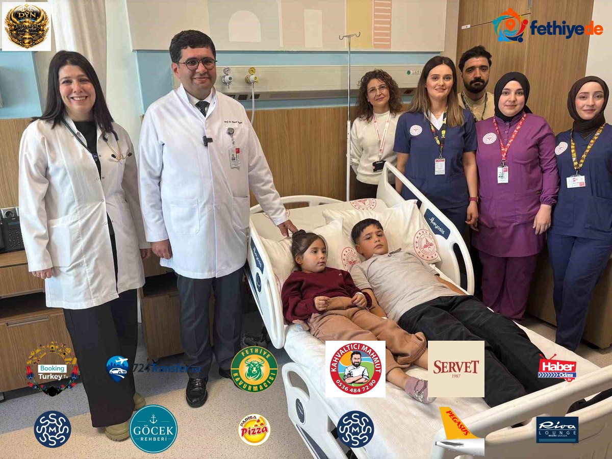 Gaziantep Şehir Hastanesi'nde iki kardeşin kalp deliği aynı gün anjiyo ile kapatıldı