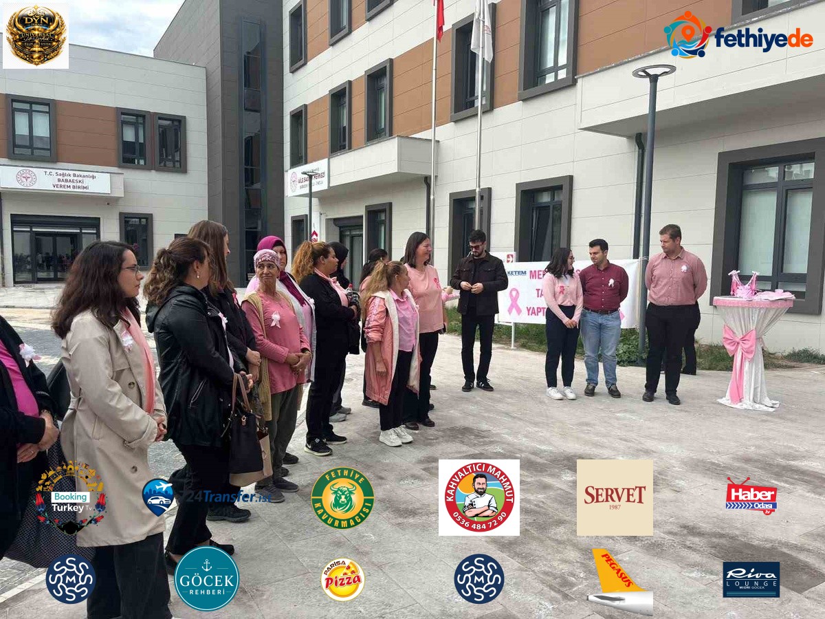 Babaeski'de pembe balonlu etkinlikte meme kanserinde erken teşhis vurgulandı