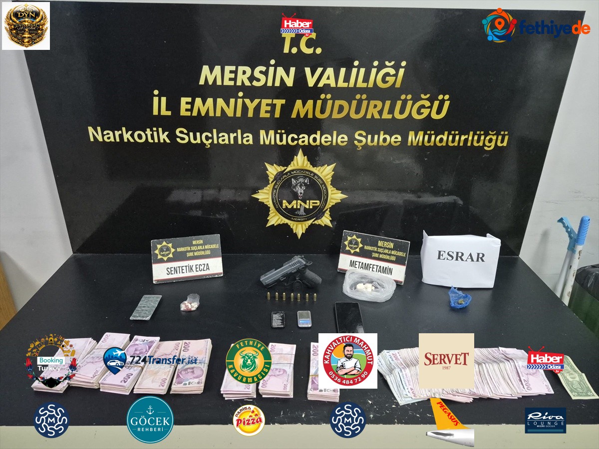 Mersin'de torbacılara yönelik operasyonda gözaltına alınan 5 zanlı tutuklandı