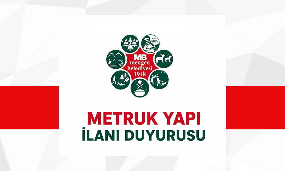 [BELEDIYE · Bolu · Mengen] Metruk Yapı İlanı