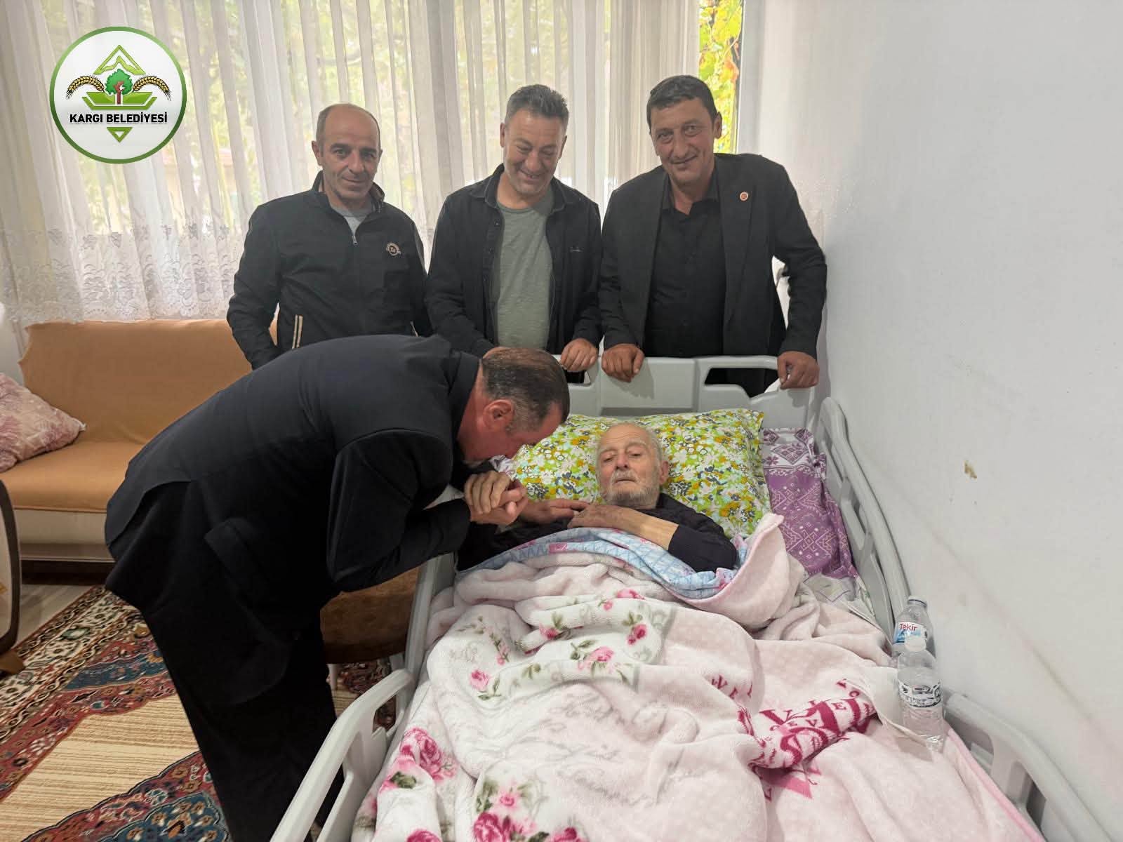 [BELEDIYE · Çorum · Kargı] Başkanımız Geçmiş Olsun Ziyaretinde Bulundu
