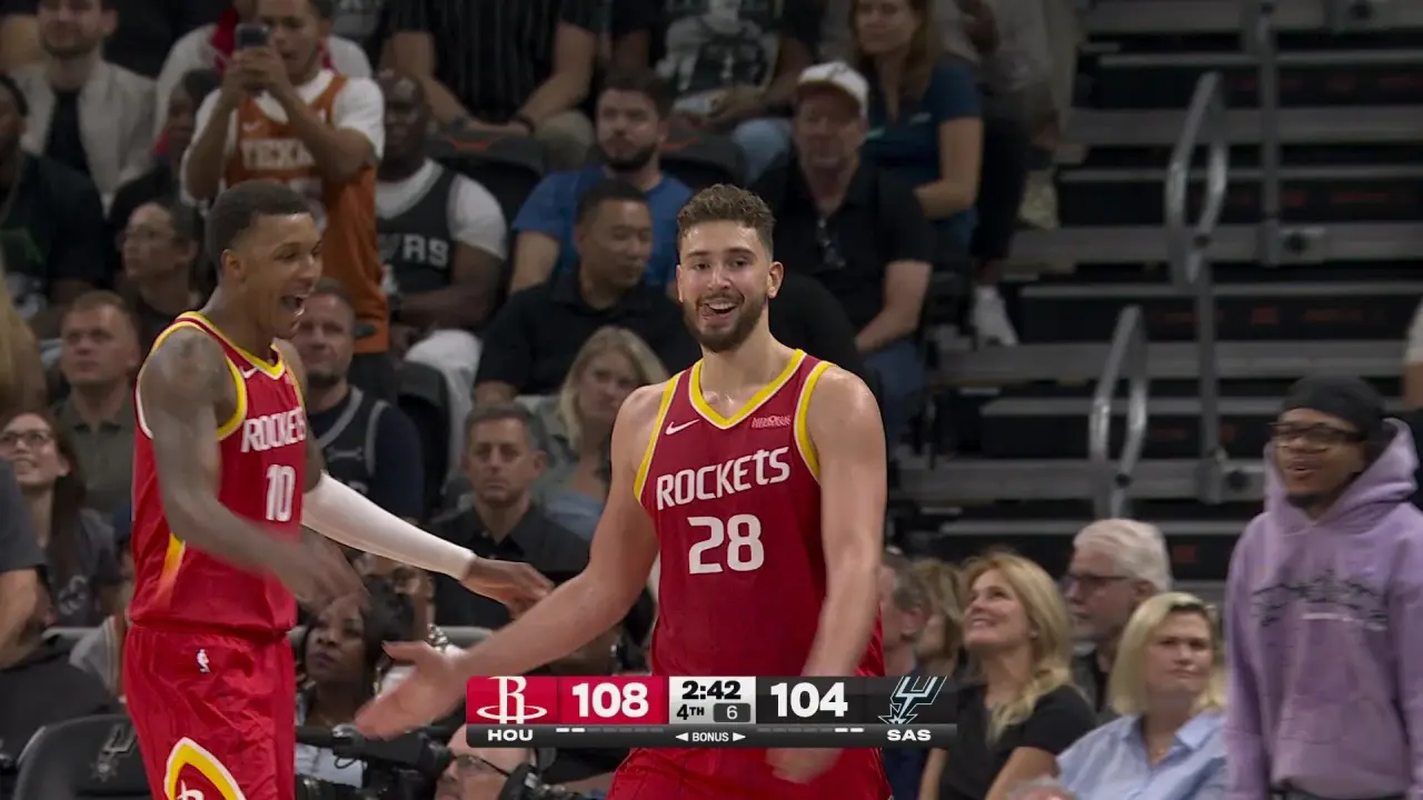 Alperen Şengün'den NBA'de gövde gösterisi! San Antonio'ya kabus oldu