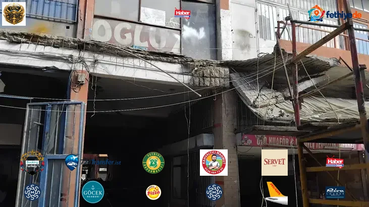 Ümraniye'de balkon çöktü, 3 işçi yaralandı