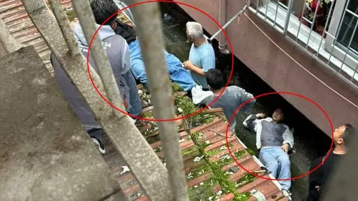 Çarşafı birbirine bağlayıp kaçmak istediler, 3'üncü kattan düştüler