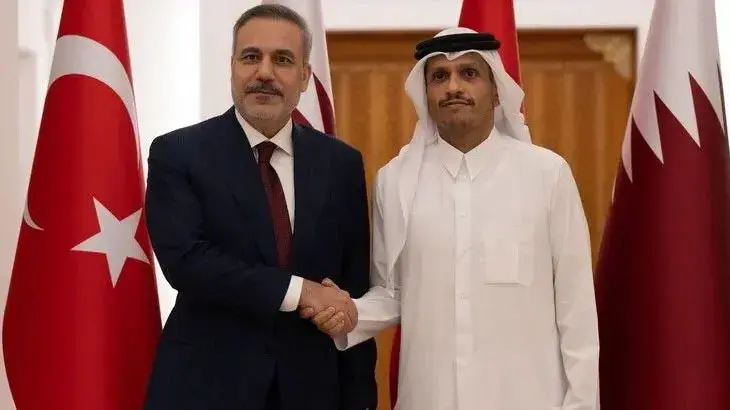 Dışişleri Bakanı Hakan Fidan, Katar Başbakanı ve Dışişleri Bakanı Al Sani ile görüştü