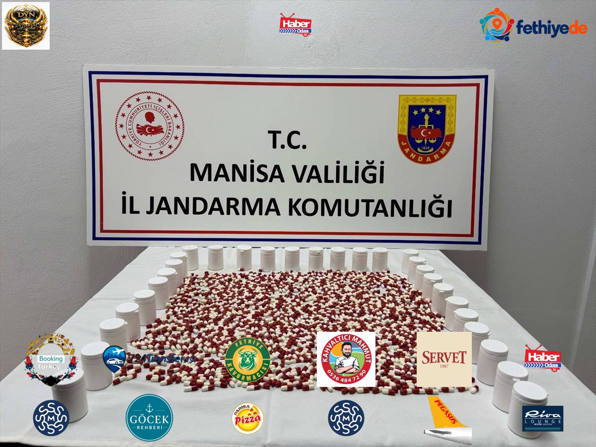 Manisa Turgutlu, Akhisar'da 86 bin 654 hap ele geçirildi, 2 şüpheli gözaltına alındı