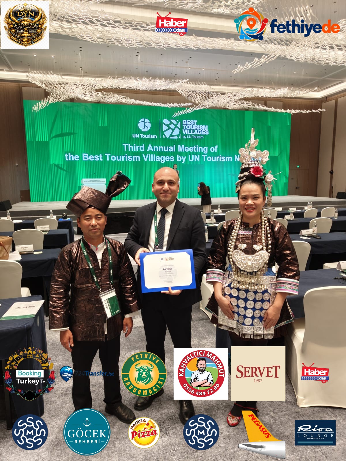 [BELEDIYE · Muğla · Ula] Akyaka Mahallemiz, “Best Tourism Villages 2025” ödülüne layık görüldü!