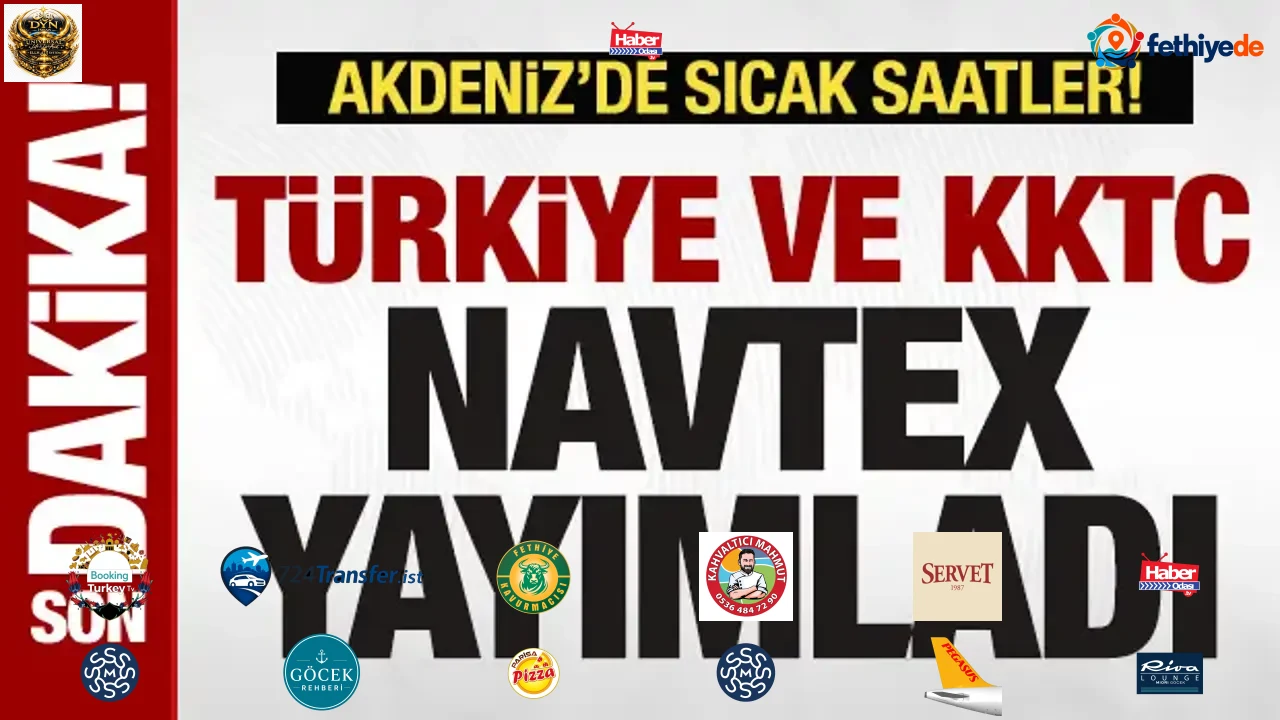 Türkiye ve KKTC, Akdeniz'de NAVTEX yayımladı