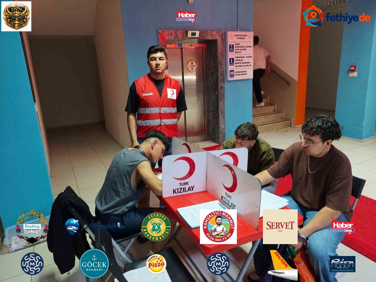 Aydın'da yurtta Kızılay iş birliğiyle kan bağışı etkinliği yapıldı