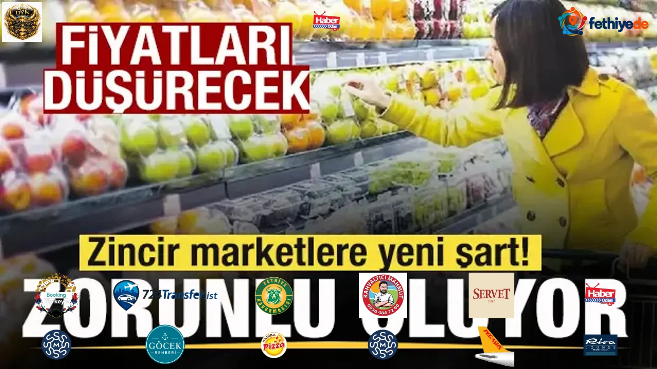 Zincir marketlere yeni şart! Zorunlu oluyor! Fiyatları düşürecek