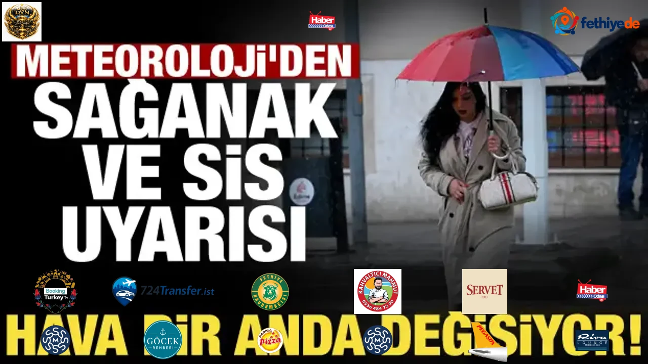 Meteoroloji 25 Ekim hava durumu raporunu açıkladı: Sağanak ve sis geliyor