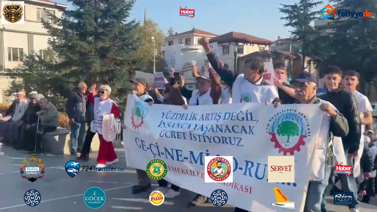 Emekliler Bozüyük'te yürüdü, sendika sermayeye kaynak aktarıldığını söyledi